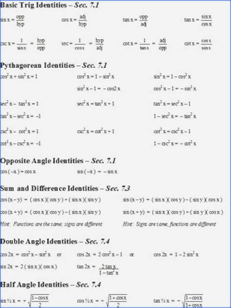 verifying trig identities worksheet|Trig Identities Packet .